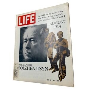 Vintage LIFE Magazine June 23 1972 Alexander Solzhenitsyn August 1914 History
